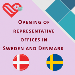 Opening of representative offices in Sweden and Denmark